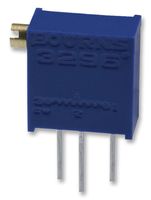 BOURNS 3296Z-1-105LF Trimmer, Multi Turn, Cermet, Side Adjust, 1 Mohm, Through Hole, 25 Turns