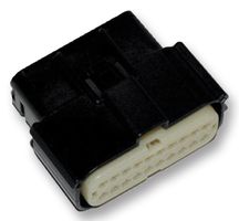 MOLEX 33472-2001 Automotive Connector Housing, Polarisation A, Black, MX150 33472, Receptacle, 20 Ways