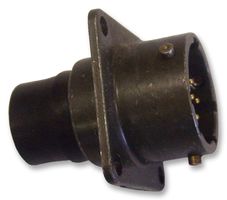 AMPHENOL INDUSTRIAL MS3122E12-10P.. Circular Connector, MIL-DTL-26482 Series I, MS3122 Series, Box Mount Receptacle, 10 Contacts