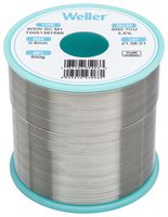 WELLER T0051387599 Solder Wire, 99.3/0.7, 0.8mm Diameter, 227°C, 500g