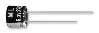 RUBYCON 25ML220MEFC8X9 Electrolytic Capacitor, Miniature, 220 µF, 25 V, ± 20%, Radial Leaded, 5000 hours @ 105°C, Polar