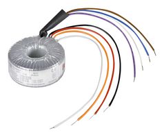 BLOCK RKD 30/2X12 Toroidal Transformer, 31mm x 70mm, 30 VA, 2 x 115V, 2 x 12V, Dual Primary, Dual Secondary, Open