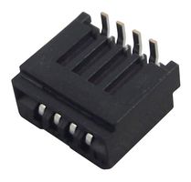 JST / JAPAN SOLDERLESS TERMINALS 04FMN-BMT-A-TF(LF)(SN) FFC / FPC Board Connector, 1 mm, 4 Contacts, FMN, Surface Mount, Top, 1 Row
