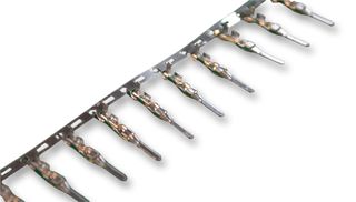 JST / JAPAN SOLDERLESS TERMINALS SWPJT-21T-P0.5 Contact, WPJ, Pin, Crimp, 18 AWG, Tin Plated Contacts, WPJ Series Tab Housing Connectors