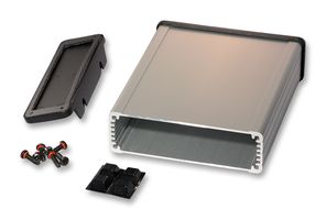 HAMMOND 1457L1202 Metal Enclosure, Watertight, Extruded, EMI / RFI, Flanged, Anodised, IP54, Small