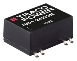 TRACO POWER TMR 1-2411SM Isolated Surface Mount DC/DC Converter, ITE, 2:1, 1 W, 1 Output, 5 V