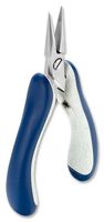 IDEAL-TEK E6024 CRBG Long Snipe Nose Pliers, 145mm, Serrated Jaw, Bi-Component ESD Safe Handle