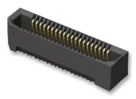 SAMTEC ERF8-040-01-L-D-RA-TR Mezzanine Connector, High-Speed, Receptacle, 0.8 mm, 2 Rows, 80 Contacts, Surface Mount Right Angle
