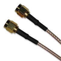 AMPHENOL RF 135101-03-M0.25 RF / Coaxial Cable Assembly, 9.84 ", 250 mm, RG316, SMA Straight Plug, SMA Straight Plug, 50 ohm