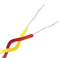 LABFACILITY WK-203-ANSI X 100M Thermocouple Wire, ANSI, PFA Insulated, Twin Twisted Pair, Type K, 1 x 0.2mm, 100 m