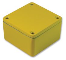 CAMDENBOSS RTM5001/11-YEL Metal Enclosure, 5000 Series, RFI Shielding, IP54, Small, Aluminium, 31 mm, 50 mm, 50 mm