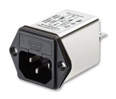 SCHAFFNER - TE CONNECTIVITY FN9260-10-06 Filtered IEC Power Entry Module, IEC C14, Medical, 10 A, 250 VAC, 2-Pole Fuse Holder