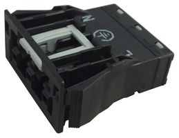 WAGO 770-703 Rectangular Power Connector, Panel Mount, 3 Contacts, WINSTA MIDI 770, Panel Mount, Clamp