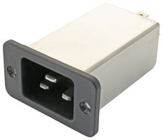 SCHAFFNER - TE CONNECTIVITY FN9222R-16-06 Filtered IEC Power Entry Module, IEC C20, General Purpose, 16 A, 250 VAC