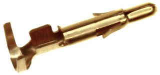 AMP - TE CONNECTIVITY 350547-2 Rectangular Power Contact, Universal MATE-N-LOK, Gold Plated Contacts, Brass, Pin, Crimp, 20 AWG