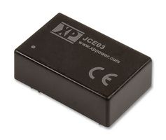 XP POWER JCE0312S24 Isolated Through Hole DC/DC Converter, 1.5kV Isolation, ITE, DIP, 2:1, 3 W, 1 Output, 24 V