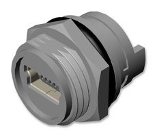 EDAC 690-W05-260-044 USB Sealed Connector, Mini USB Type B, USB 1.0, Receptacle, 5 Position, Panel Mount, IP67