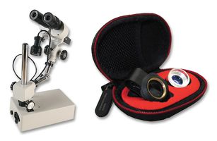 DURATOOL 7222324+2409887 Microscope Kit, Inspection, 5-30x Macro Lens