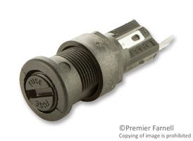 BULGIN LIMITED FX0454 Fuseholder, Panel Mount, 250V, 10A, 5 x 20mm, Series/Solder Tags, Screw Cap, Screwdriver, PC2
