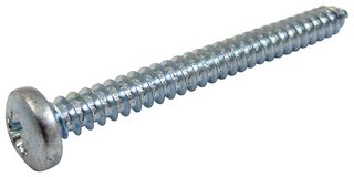 TR FASTENINGS N6 0.625 PRSTABB200 Screw, M3.5, 15.9 mm, Zinc, Steel, Pan Head Pozidriv