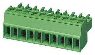 PHOENIX CONTACT 1803691 Pluggable Terminal Block, 3.81 mm, 14 Ways, 28 AWG, 16 AWG, 1.5 mm², Screw