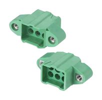 HARWIN M300-3240696M1. Connector Housing, Black / Green, M300, Plug, 6 Ways, 3 mm