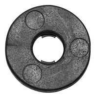ETTINGER 003.16.040 Washer, Plain, 4.3mm, 12mm, Polyvinylchloride, Black