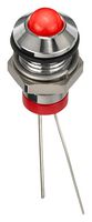 APEM Q8P6CXXR02E LED Panel Mount Indicator, Red, 2 VDC, 8 mm, 20 mA, 100 mcd, IP67