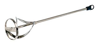 CK TOOLS T1881 Paint Mixer, Steel, Nickel Plated for Electric Drills at 200-700rpm, 420mm Length