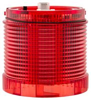 MOFLASH SIGNALLING LED-TLM-02-02 Visual Signal Indicator, LED, Red, Continuous, Flashing, 24VDC, IP65, 70mm Dia., 56mm Height