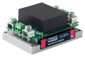 TRACO POWER TEP 200-4815WIRCMF Isolated Chassis Mount DC/DC Converter, Railway, Module, 4:1, 216 W, 1 Output, 24 V