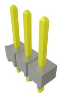 SAMTEC TSW-103-07-G-S Pin Header, Unshrouded, Board-to-Board, 2.54 mm, 1 Rows, 3 Contacts, Through Hole, TSW