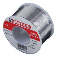 DURATOOL SPC22125 Solder Wire, 63/37, 0.64mm Diameter, 183°C, 227g