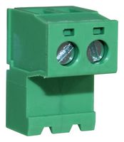 CAMDENBOSS CTBP96HJ/2 Wire-To-Board Terminal Block, Inverted, 5.08 mm, 2 Ways, 28 AWG, 14 AWG, 1.5 mm², Screw
