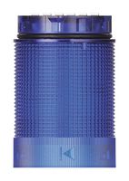 WERMA 63451075 Visual Signal Indicator, TwinLIGHT, LED, Blue, Continuous, Flashing, 24VDC, 24VAC, IP66, 40mm Dia.