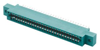 EDAC 345-050-520-202 Card Edge Connector, Dual Side, 1.57 mm, 50 Contacts, Through Hole Mount, Straight