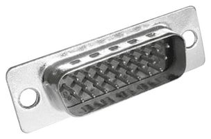 MH CONNECTORS MHHDS26-M-T-B-S D Sub Connector, HD26, High Density, Plug, MHHDS, 26 Contacts, DA, Solder