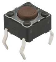 MULTICOMP PRO MC32861 Tactile Switch, MCDTS-6, Top Actuated, Through Hole, Round Button, 160 gf, 50mA at 12VDC