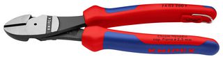 KNIPEX 74 02 200 T Cutter, Diagonal, 200 mm, 4.2 mm