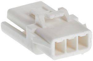 MOLEX 150170-0004 Connector Housing, Natural (White), Ditto 150170 Series, Hermaphroditic, 4 Ways, 3 mm