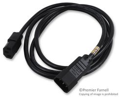 EATON TRIPP LITE P004-006 Mains Power Cord, IEC 60320 C14 to IEC 60320 C13, 1.8 m, 10 A, 230 V, Black