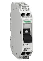 SCHNEIDER ELECTRIC GB2CD07 Thermal Magnetic Circuit Breaker, TeSys, 2 A, 1 Pole, 48 V, 250 V, DIN Rail