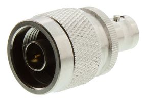 AMPHENOL RF 242121 RF / Coaxial Adapter, N, Plug, BNC, Jack, Straight Adapter, 50 ohm