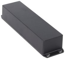 HAMMOND 1590WBXFLBK. Metal Enclosure, Small, Diecast Aluminium, 49.5 mm, 70 mm, 253.89 mm, IP65