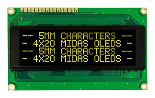 MIDAS DISPLAYS MCOB42005A1V-EYP