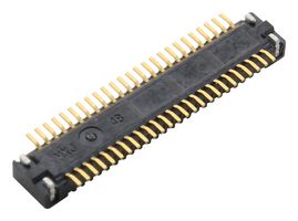 MOLEX 55909-0574 Mezzanine Connector, Header, 0.4 mm, 2 Rows, 50 Contacts, Surface Mount, Brass