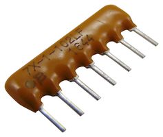 BOURNS 4607X-101-332LF Fixed Network Resistor, 3.3 kohm, Bussed, 6 Resistors, SIP, PC Pin, ± 2%