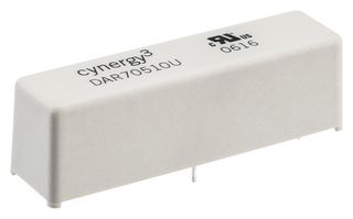 SENSATA / CYNERGY3 DAR71210U Reed Relay, Rhodium, SPST-NO, 12 VDC, DA Series, Through Hole, 150 ohm, 3 A
