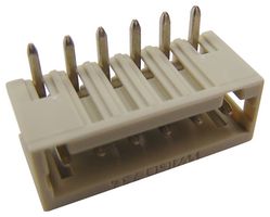 WAGO 734-166 Terminal Block, Header, 3.5 mm, 6 Ways, 10 A, 300 V, Through Hole Right Angle