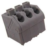 WAGO 250-503 Wire-To-Board Terminal Block, 5 mm, 3 Ways, 20 AWG, 14 AWG, 1.5 mm², Push In